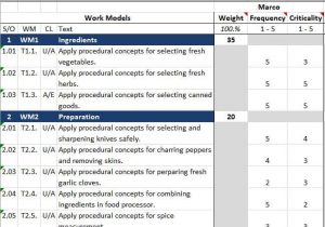 Job Task Analysis Worsheet